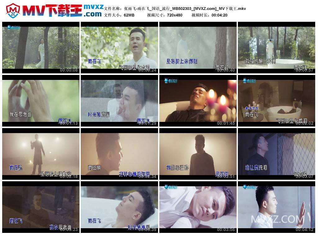 张雨飞-雨在飞_国语_流行_MB502303